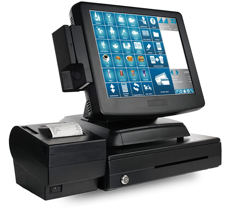 XD Rest em terminal touch com impressora e gaveta
